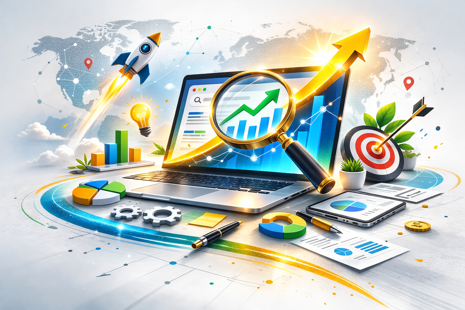 SEO optimization and online visibility