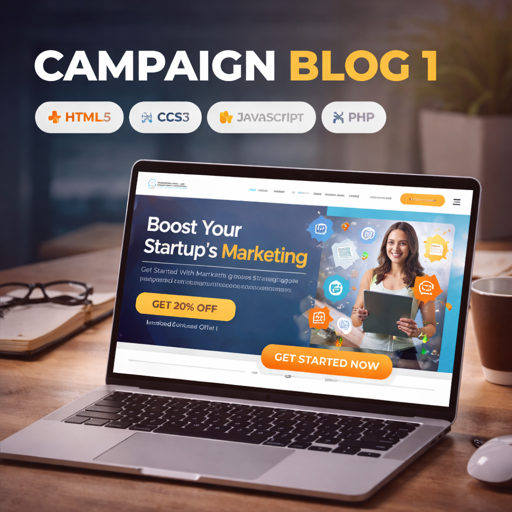 Campaign landing page project