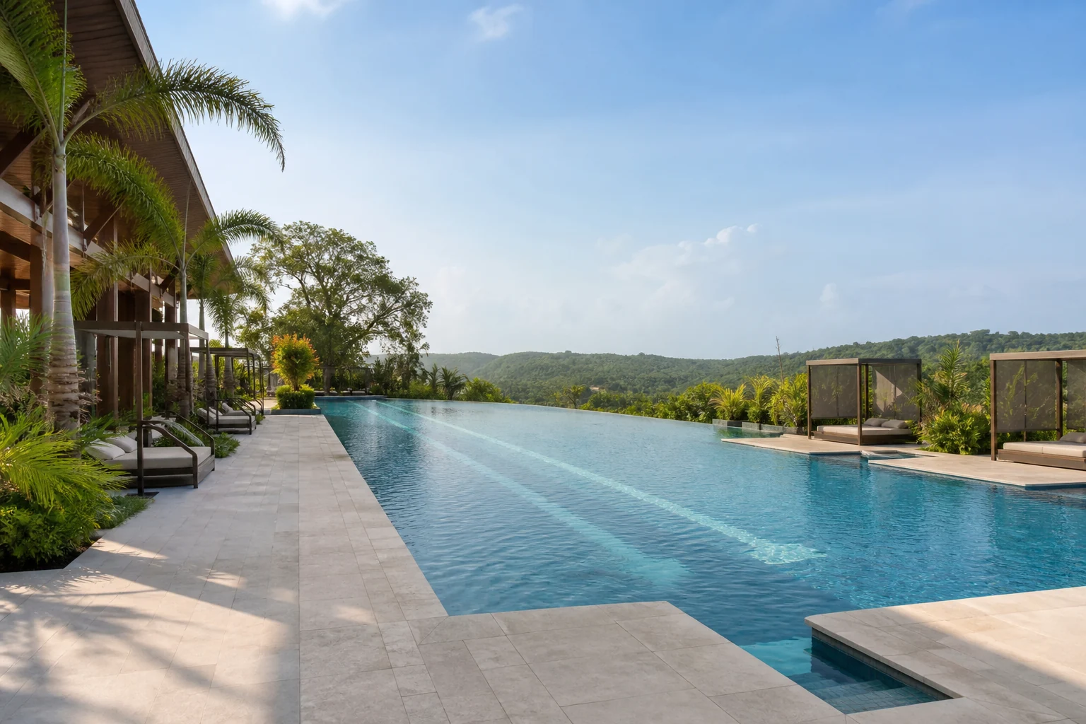 Vista Pool overlooking the green ridges