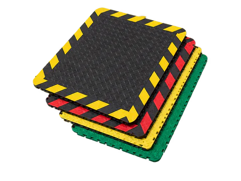 Safety zone floor mats