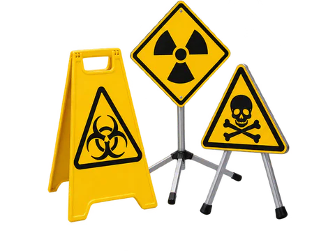 Hazard warning signs
